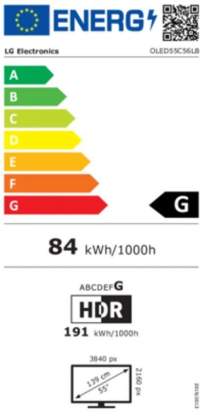 LG OLED55C56LB / OLED screen / 55 inch / 2024