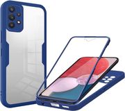 Techsuit ColorVerse 360 hoesje met Screenprotector voor Samsung Galaxy A13 - Blauw