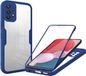 Techsuit ColorVerse 360 hoesje met Screenprotector voor Samsung Galaxy A13 - Blauw