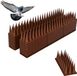 Merkloos Relaxdays Vogelwerende spikes - 20 stuks - bruin