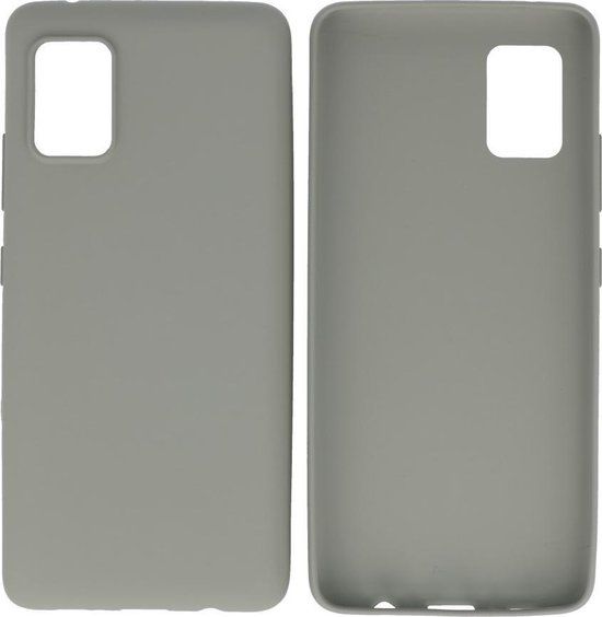 BAOHU Backcover Color Telefoonhoesje - Grijs voor Samsung Galaxy A41