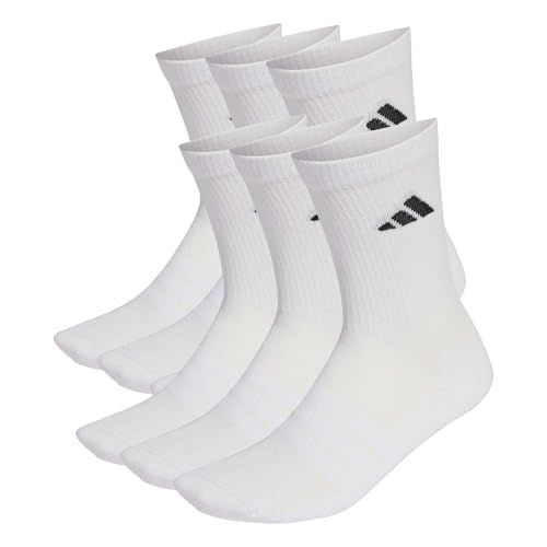 Adidas Performance Gevoerde Sokken 6 Paar - Unisex - Wit