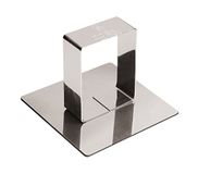 Gobel 866750 Schuif, vierkant, roestvrij staal, 5,8 cm