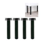 Amig - Set van 4 Ronde Meubelpoten - 30X600 cm - Staal - Wit