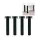 Amig - Set van 4 Ronde Meubelpoten - 30X600 cm - Staal - Wit