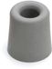 Merkloos 3x stuks deurstopper / deurstoppers rubber grijs - 4,8 x 3,7 cm - deurbuffers / deurbuffer