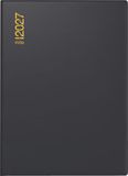 rido/idé 7013202907 Taschenkalender Mod. perfect/Technik I 2027 A6, Kunststoff, schwarz