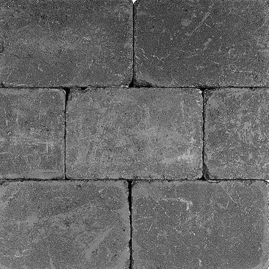 Merkloos Gardenlux Pebblestones Plus 20 x 30 x 6 cm tuintegel Antraciet