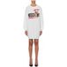 Moschino Robe en Laine Nouvel An Chinois Blanc Taille : XS
