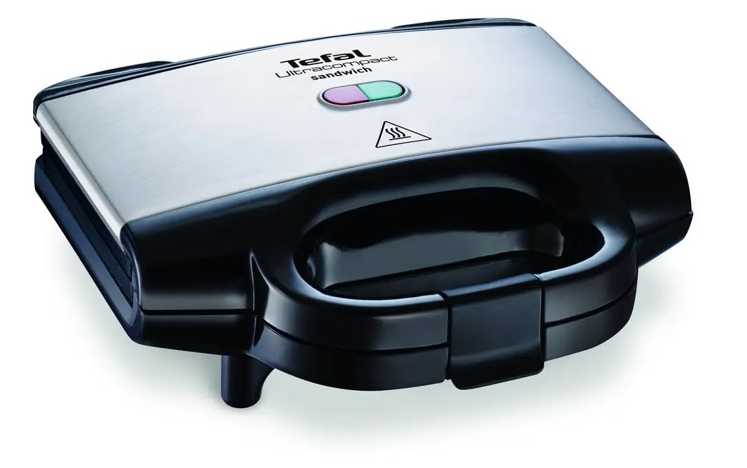 Tefal Ultracompact SM1572 tosti apparaat & grill - 700W - Zwart/RVS