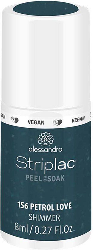Alessandro Striplac Peel or Soak Nagellak - Blauw - 8 ml