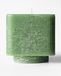 HEMA Bougie Pilier Rustique Couleur Olive (vert) 9 X 9 X 9 Cm