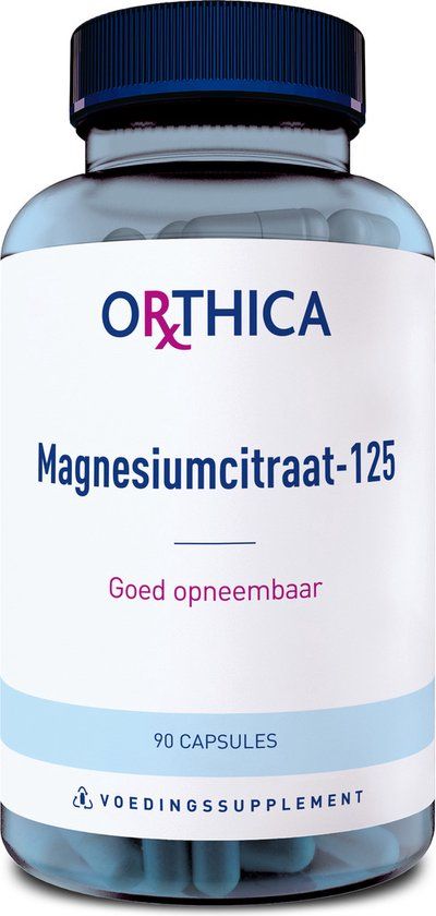 Orthica Magnesiumcitraat-125 - 90 capsules