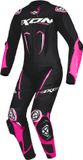 Ixon Vortex 3 Lady Zwart Roze Wit 1-Delig Motorpak - Racepak