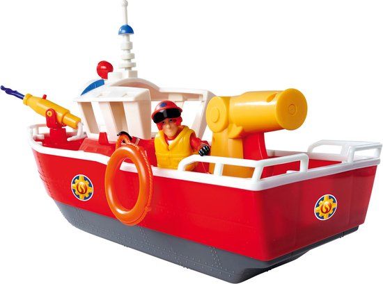 Simba Brandweerman Sam Titan Brandweerboot - Educatief spel - 3+ jaar