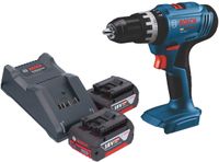 Bosch Professional Bosch GSB 18V-25 Professional accu-slagboormachine 18 V 56 Nm + 2x accu 4,0 Ah + oplader