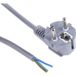 RS PRO Câble D'Alimentation Gris 2.5m 250V/16A CEE 7/7 Schuko Vers Sans Bornes