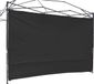 Merkloos Pare-soleil pour abris de jardin de 25 m - Mur solaire étanche - Paroi latérale pour abris de jardin à pieds droits - Panneau mural noir