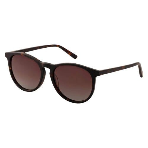 PILGRIM zonnebril Sahara met tortoise print donkerbruin