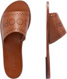 Joop - Dames Sandalen Unico Lettera Charlene Cognac Leer Platte Sandalen Maat 36