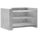 VidaXL Salontafel 100x50x50 cm bewerkt hout betongrijs
