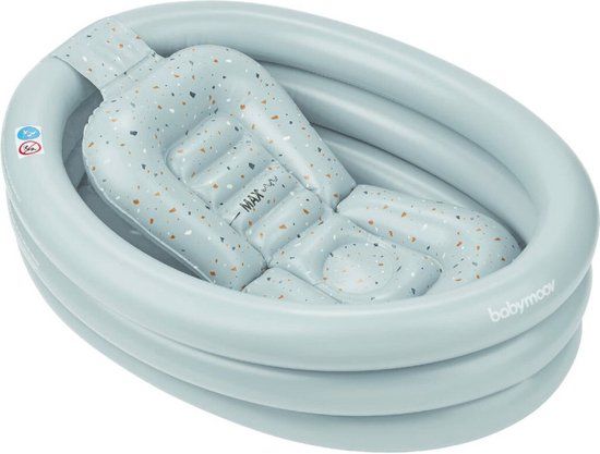 Babymoov Evolutive Aqua Dots Opblaasbaar Baby Badje - Blauw