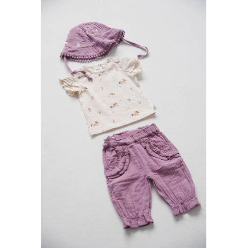 Feetje T-shirt Flower Ranch ecru