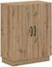 vidaXL Badkamer Opbergkast HOORN Artisanaal eiken 59,5 x 31 x 77 cm