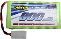 Carson 500608264 NiMH-accu, 8,4 V/800 mAh, accu de remplacement, batterie RC, accessoires pour véhicules RC, batterie de secours pour modèles