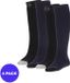 Apollo Skisokken Unisex - Badstof zool - Blauw - 35/38 - 4-Pack