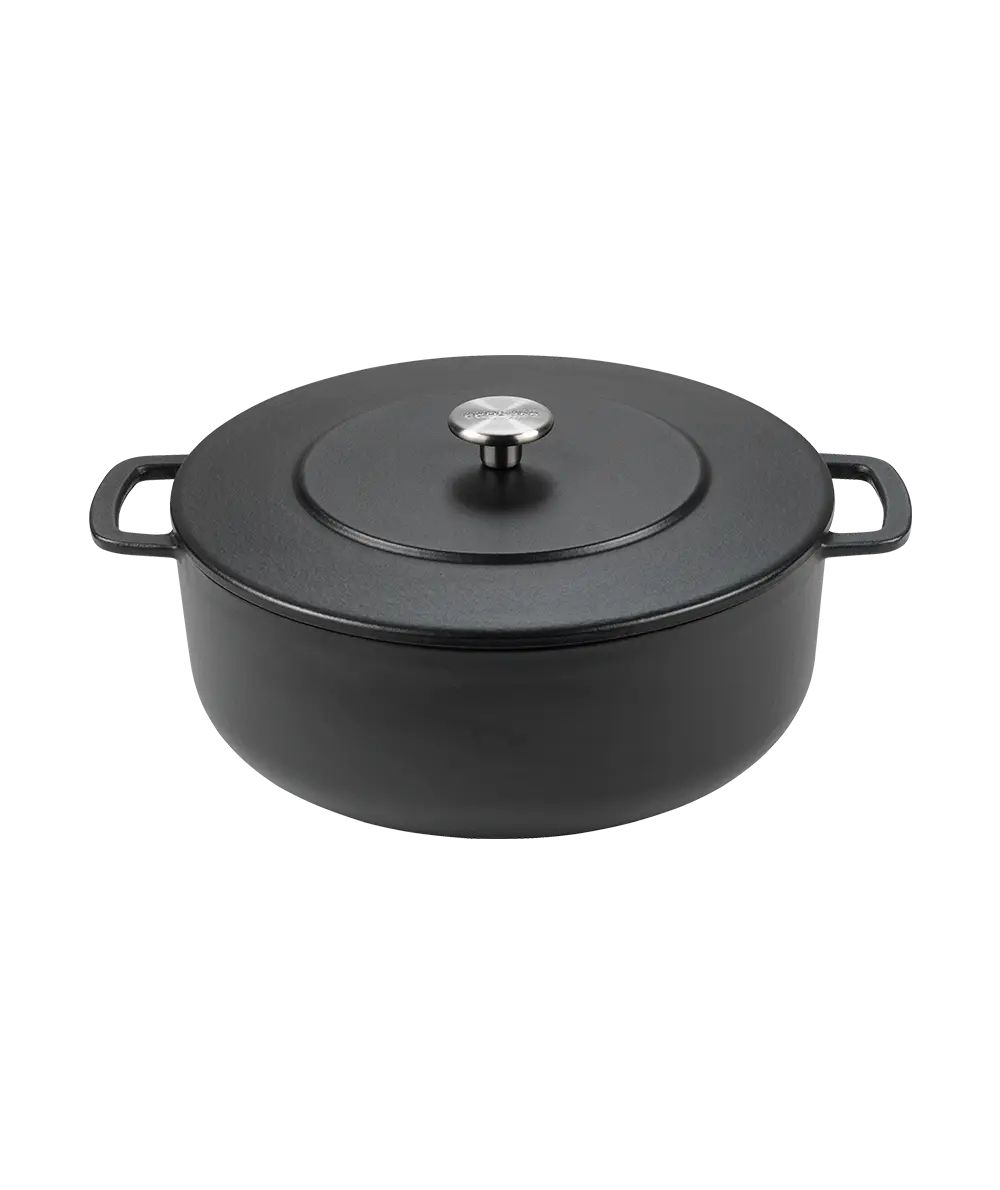 Combekk Sous Chef Gietijzeren Braadpan - 28cm - Zwart
