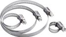 TRU COMPONENTS Wormaandrijfklem TC-10330716 Bundel-Ø (bereik) 78 tot 101 mm Zeskantschroef met sleuf Zilver 1 stuk(s)