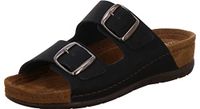 Rohde 5856 Dames Slippers Zwart Leer Maat 39