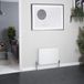 Hudson Reed Stelrad Vita Deco Radiateur à panneaux Type 22 Horizontal - Blanc | 45cm x 60cm - 750 Watt