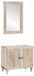 Maison Exclusive - Armoire de salle de bain avec étagères, 2 pièces, blanc, bois composite