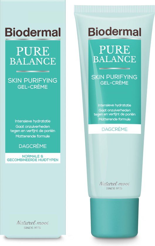 Biodermal Pure Balance Dagcrème - Skin Purifying Gel-Crème - 50ml