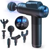 STILVORA Pistolet de massage - Relaxation musculaire - Massage des tissus profonds - Portable - Noir