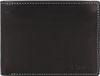 Esquire Denver Portemonnee RFID Leer 12 cm - Mannen - Horizontaal - Zwart
