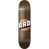 RAD Uniseks skateboard voor volwassenen, Solid Logo, vintage, Maple, 18 cm