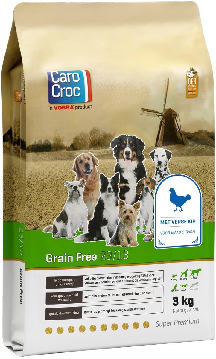 CAROCROC grain free hondenvoer 3 kg