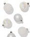 HEMA Boules De Noël En Verre Blanches - 6 Pièces