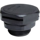 TRU COMPONENTS TC-10473516 Drukcompensatie element M12 PA66 Zwart 1 stuk(s)
