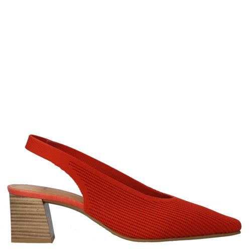 Miss Elastic New Paris slingback pumps rood