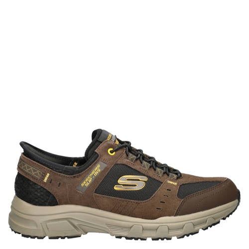 Skechers Oak Canyon suède sneakers bruin