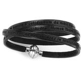Thierry Mugler Amen Leren armband klassieke collectie - kleur zwart - maat 54