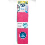 Arix | 48 kleurrijke XXL microvezel met antibacteriële behandeling, 38 x 36 cm, multifunctionele microvezeldoek, extra reinigingskracht, geschikt voor alle oppervlakken, 12 verpakkingen