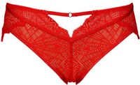After Eden D-cup & up Tavienne Kanten Slip - Dames - Helder Rood - M