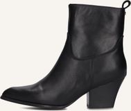 Haboob Louise Enkellaarsjes - Enkelboots met rits - Dames - Zwart - Maat 37