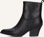 Haboob Louise Enkellaarsjes - Enkelboots met rits - Dames - Zwart - Maat 37