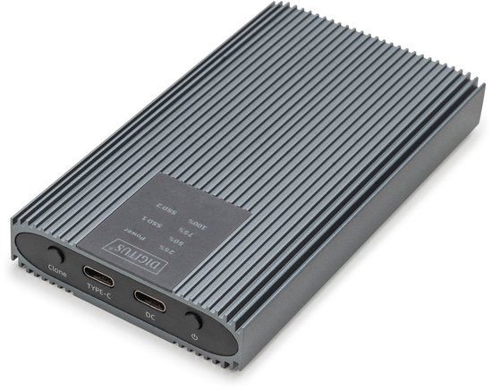 Digitus DA-71559 M.2 NVMe SSD Harde schijf-kopieerstation USB-C 3.2 Gen 2x2 Draagbaar